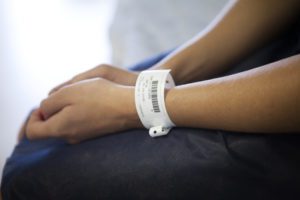 Patientenarmband mit Barcode