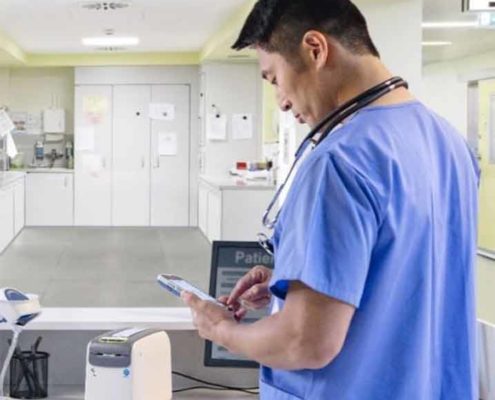 Mobile Datenerfassung im Krankenhaus mit dem Zebra TC52HC