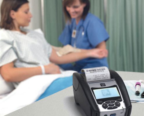 Etikettendrucker im Gesundheitswesen