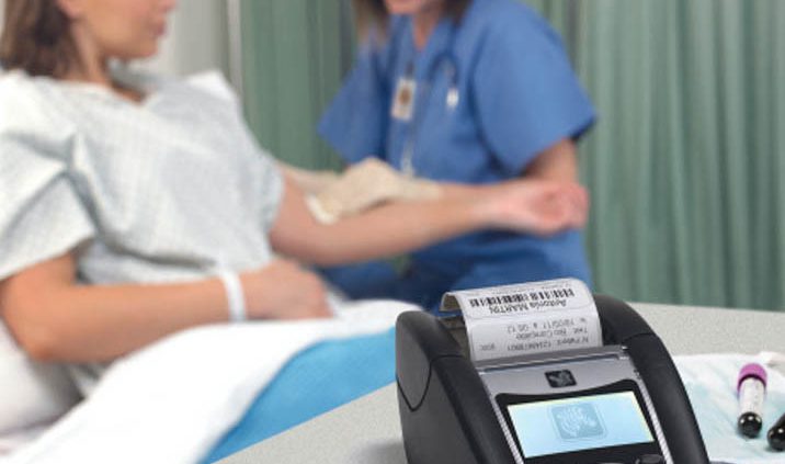 Etikettendrucker im Gesundheitswesen